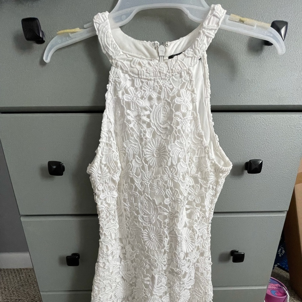 Lulus White Lace Bodycon dress